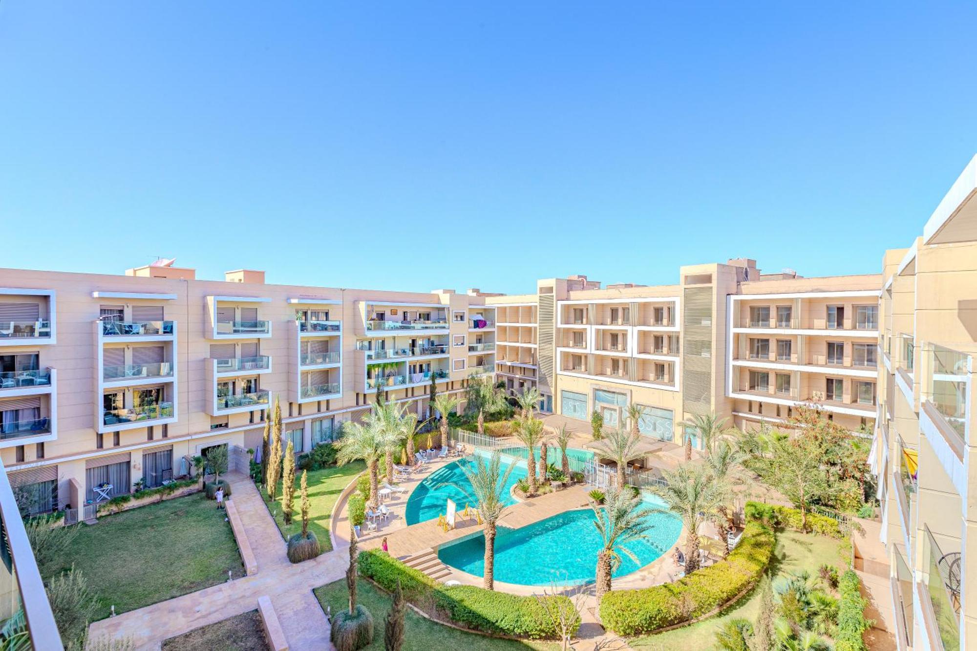 شقة Royal Deluxe Diamond - Marrakech, Luxe Pool View مراكش المظهر الخارجي الصورة